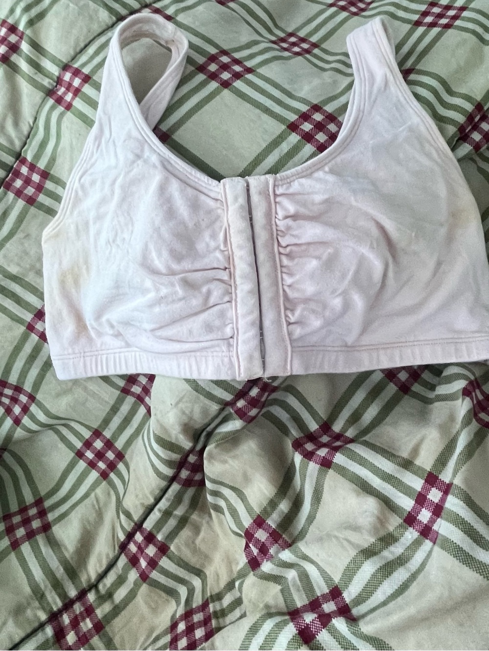 Fruit of the Loom Light Pink Front-Closure Comfort Bra